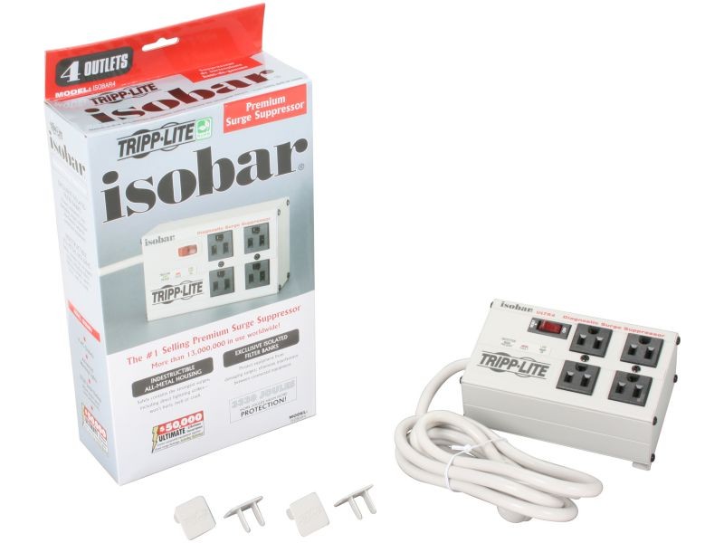 Uninex PS102 RF Remote Control Power Managed 6-Outlet Energy Controlled Surge Protector, Eliminates Standby Idle Electricity Usage, 6-Foot