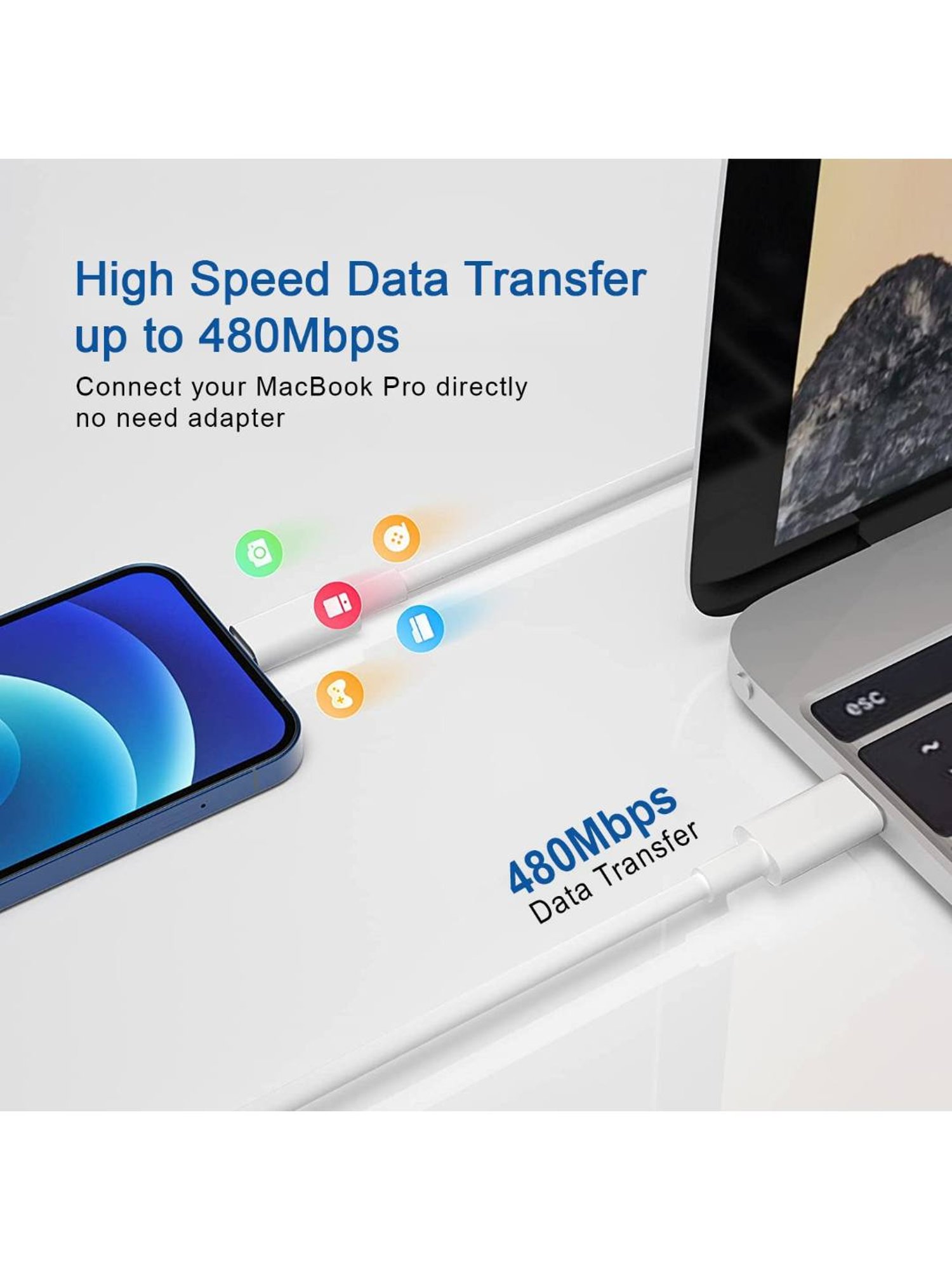 Stuffcool Nuevo PD20W Smallest Wall Charger for Latest iPhone 15,14,13,12 (Blue)