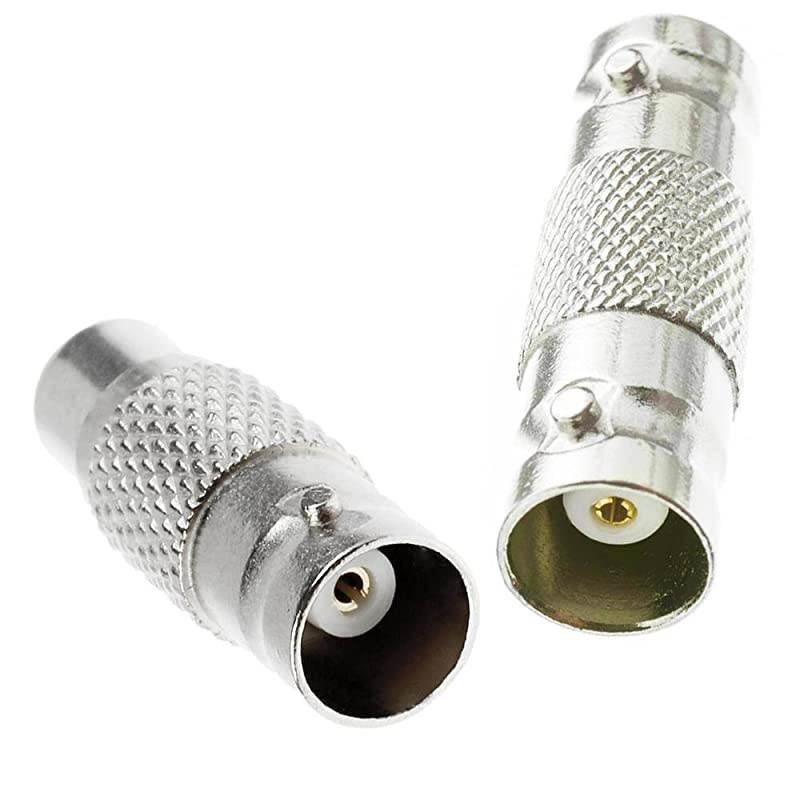 QS100B | UL Rated E475392 Video & Power Cable | Extend Your Original Camera Cable | Prevent Video Loss & Interference | 100 ft BNC Male Cable with 2 Female Connectors