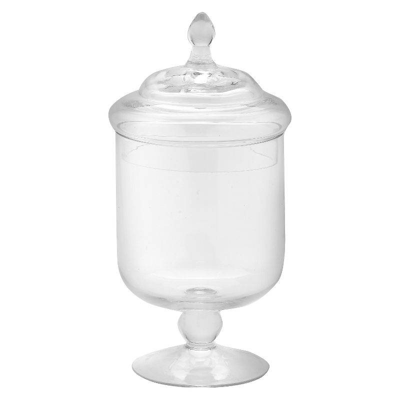 Glass Apothecary Jar - Diamond Star