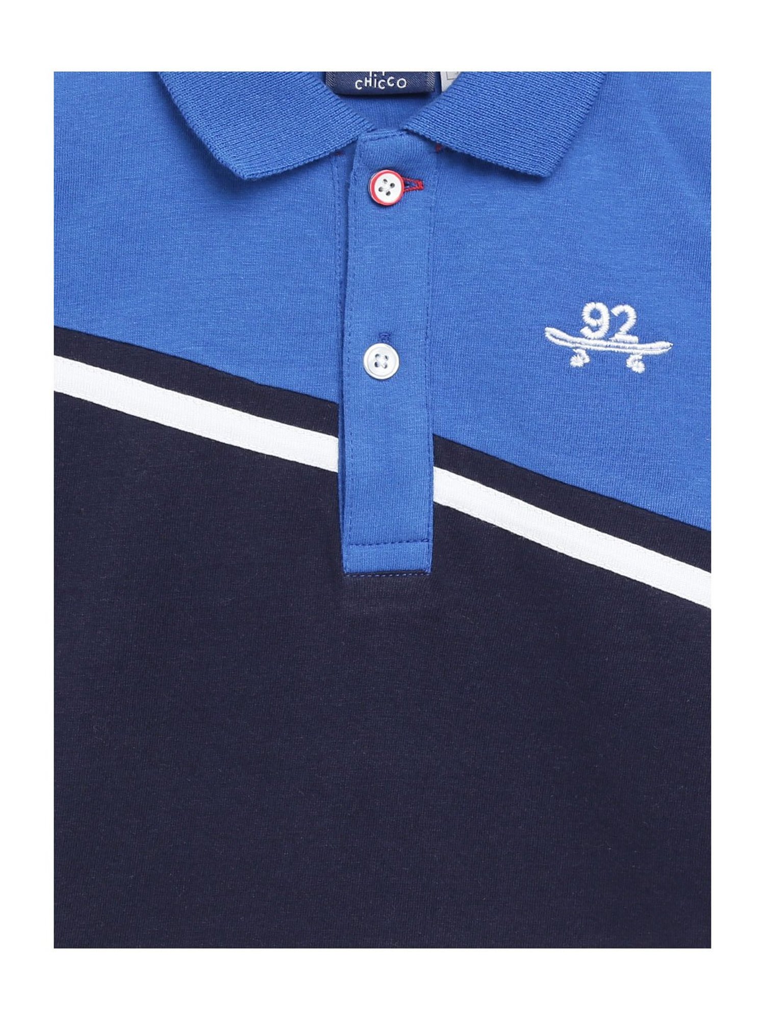 Chicco Kids Multicolor Solid Polo T-Shirt