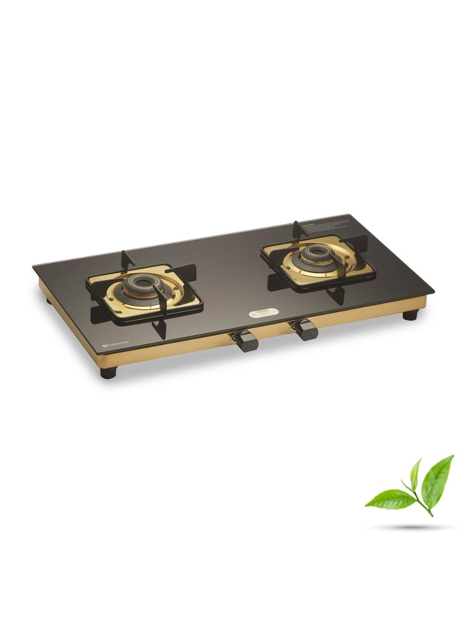 Urban Chef Gas Stove with 2 Burners ( Gold )