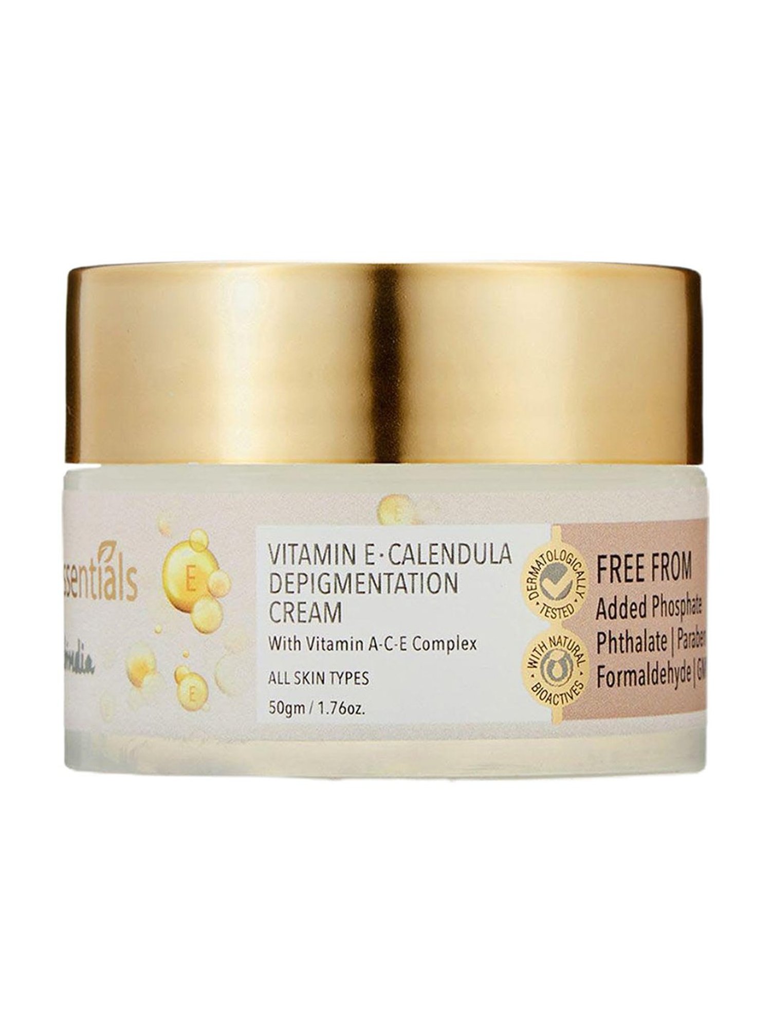 Fabessentials Vitamin E, Calendula & Depigmentation Cream - 50 gm