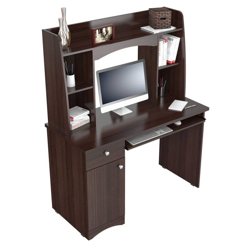 Workstation with Hutch Espresso - Inval
