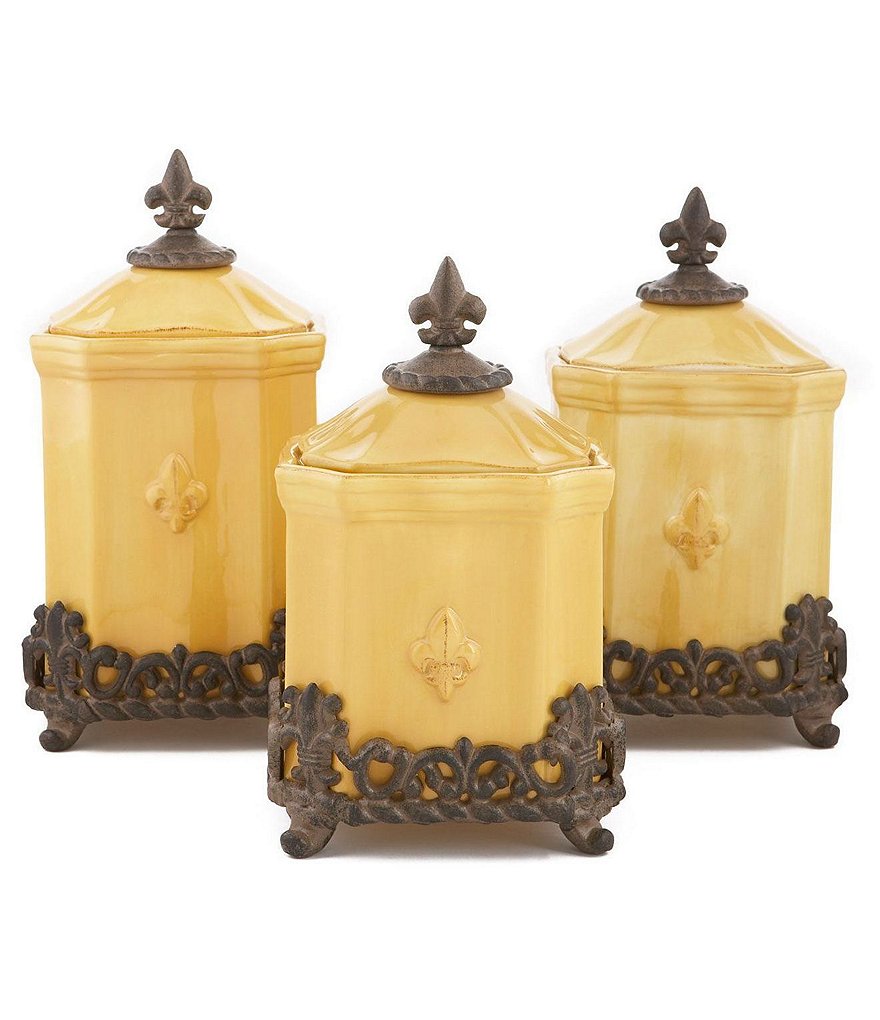 Artimino Fleur-de-Lis Canister