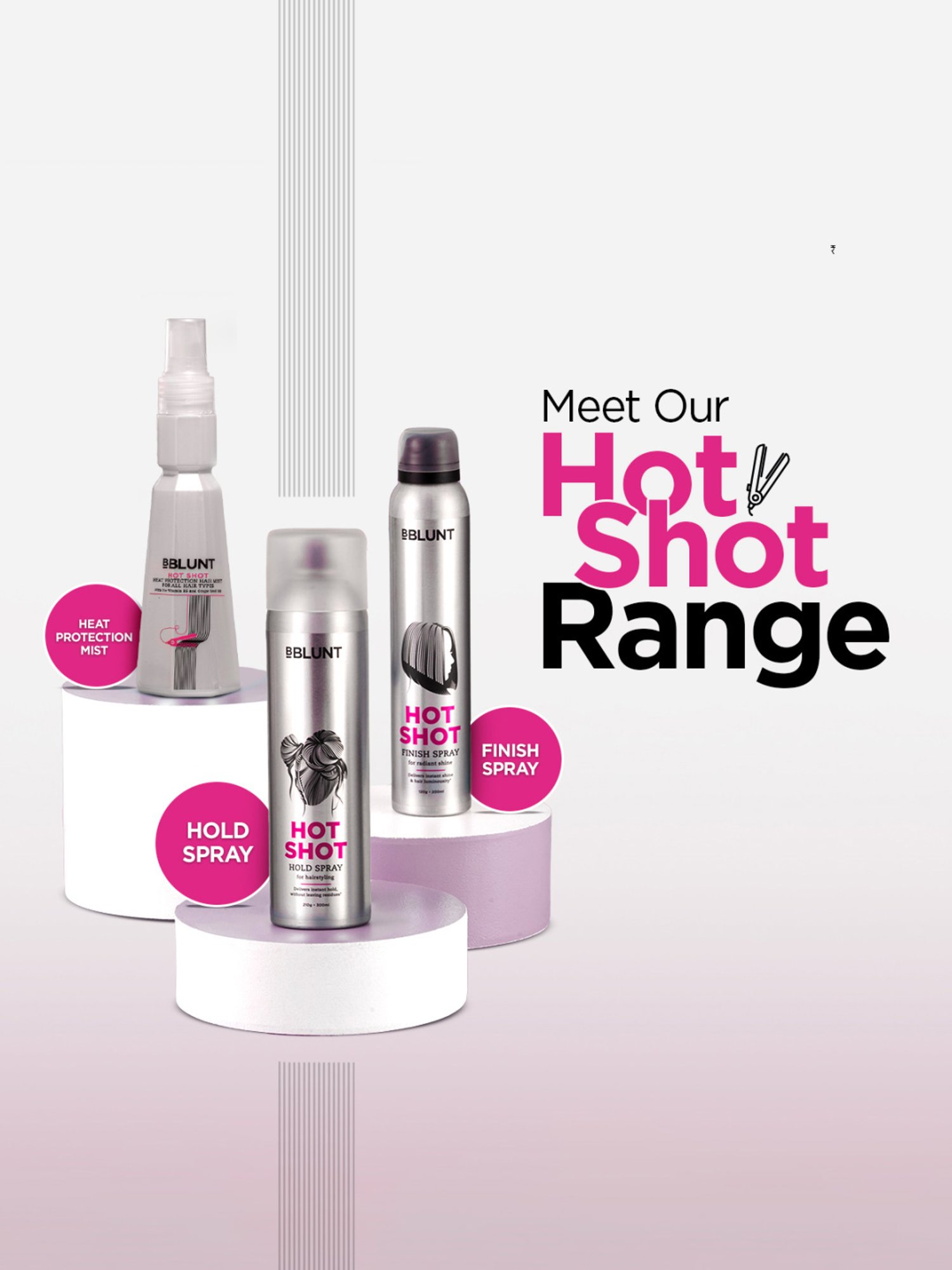 BBlunt Hot Shot Hold Spray - 300 ml