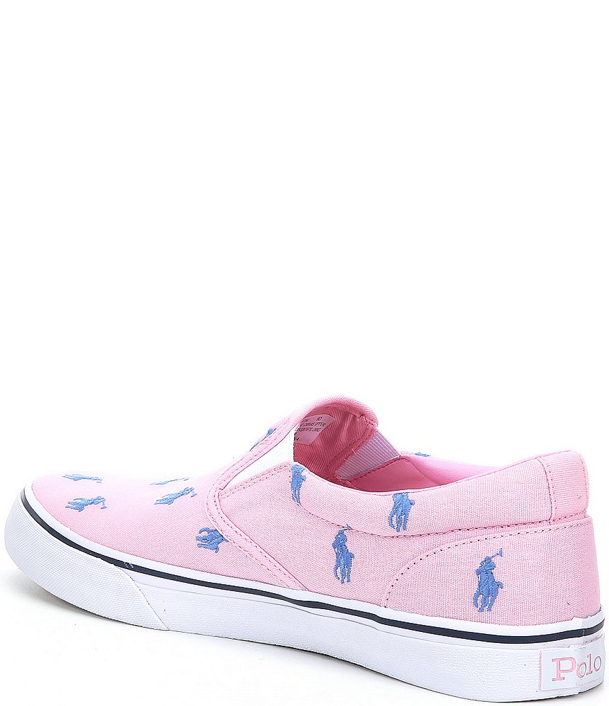 Polo Ralph Lauren Men's Thompson Logo Printed Slip-On Sneakers