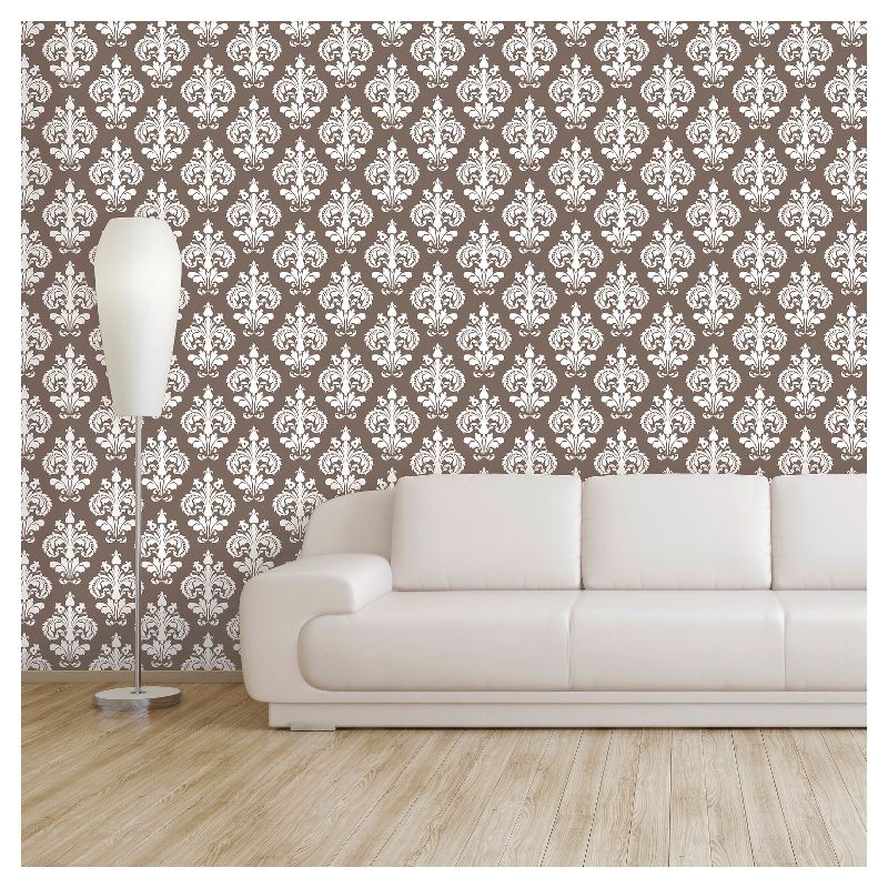 Tempaper Kids' Galaxy Self-Adhesive Removable Borders Wallpaper Out Of This World Black