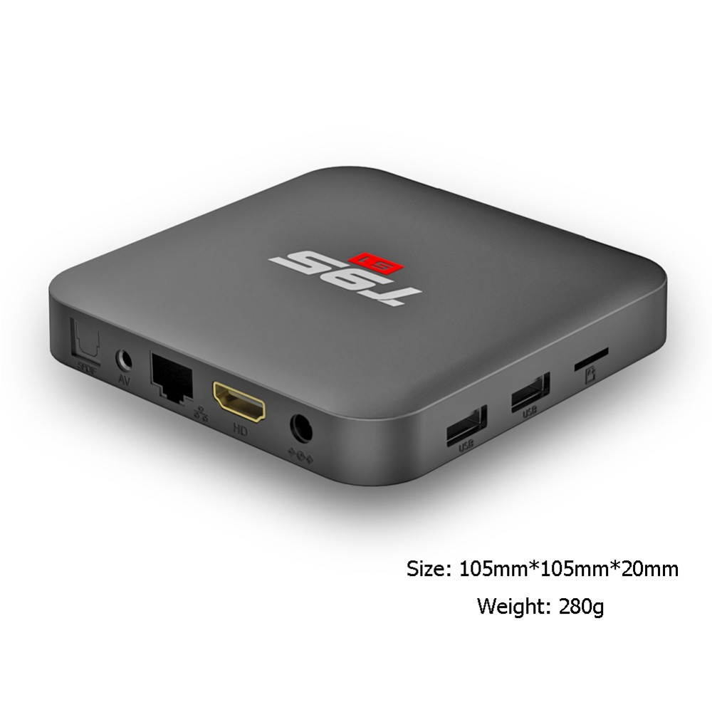 T95 S1 Android 7.1 TV BOX 1G/8G  Amlogic S905W Quad Core Media Player 2.4GHz WiFi Smart Voice Remote Control 4K TV Box