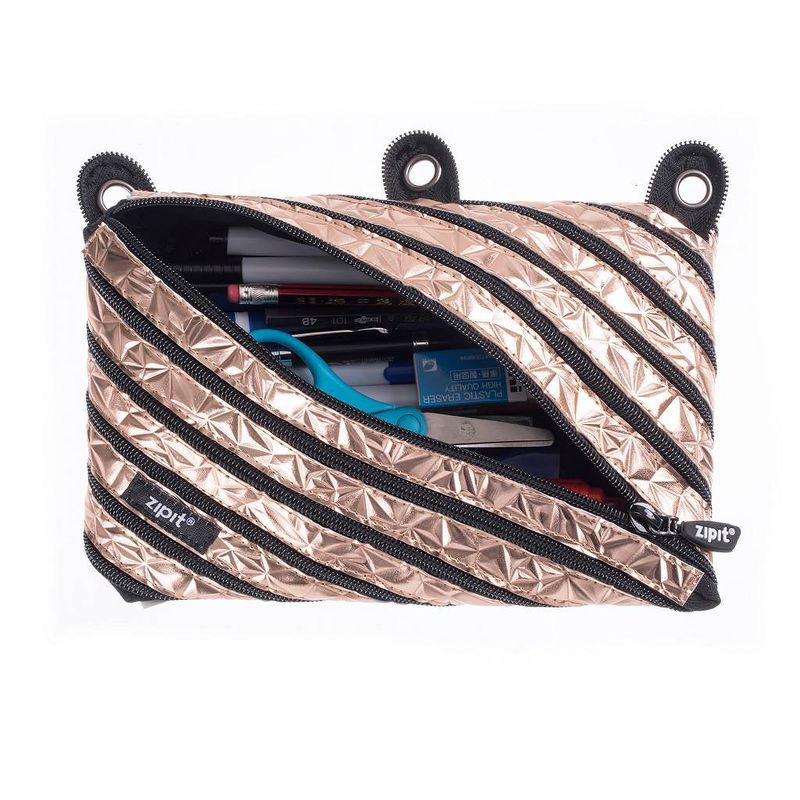 Continuous Zip Binder Pencil Case Iridescent Bronze - ZIPIT