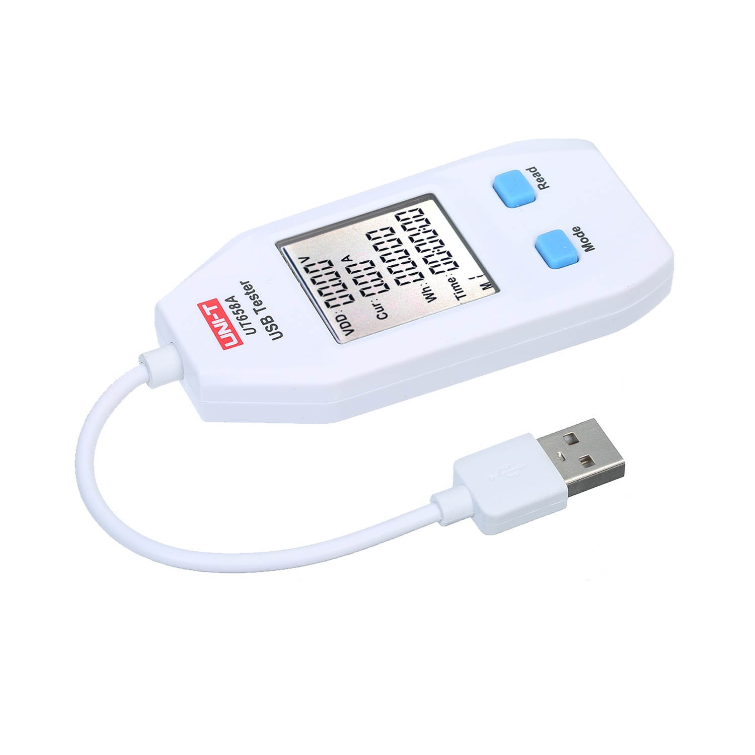USB Power Meter LCD USB Tester Detector Voltmeter Ammeter Digital Power Capacity Tester(UT658A)