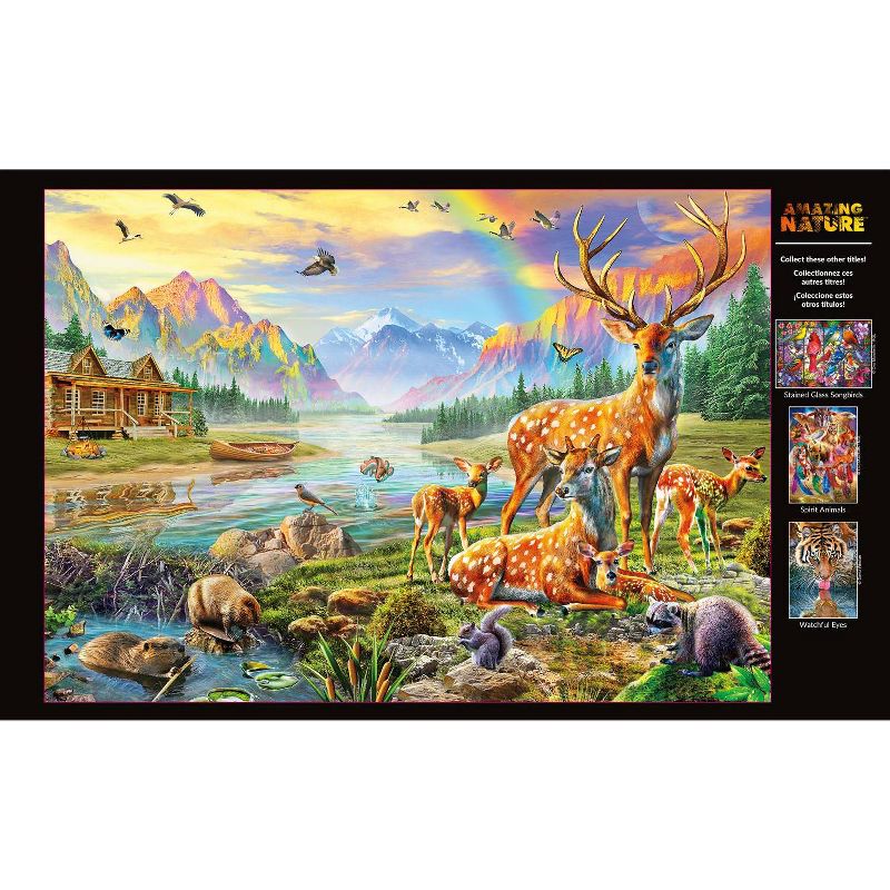 Buffalo Games Amazing Nature: Deer Lake Jigsaw Puzzle - 500pc