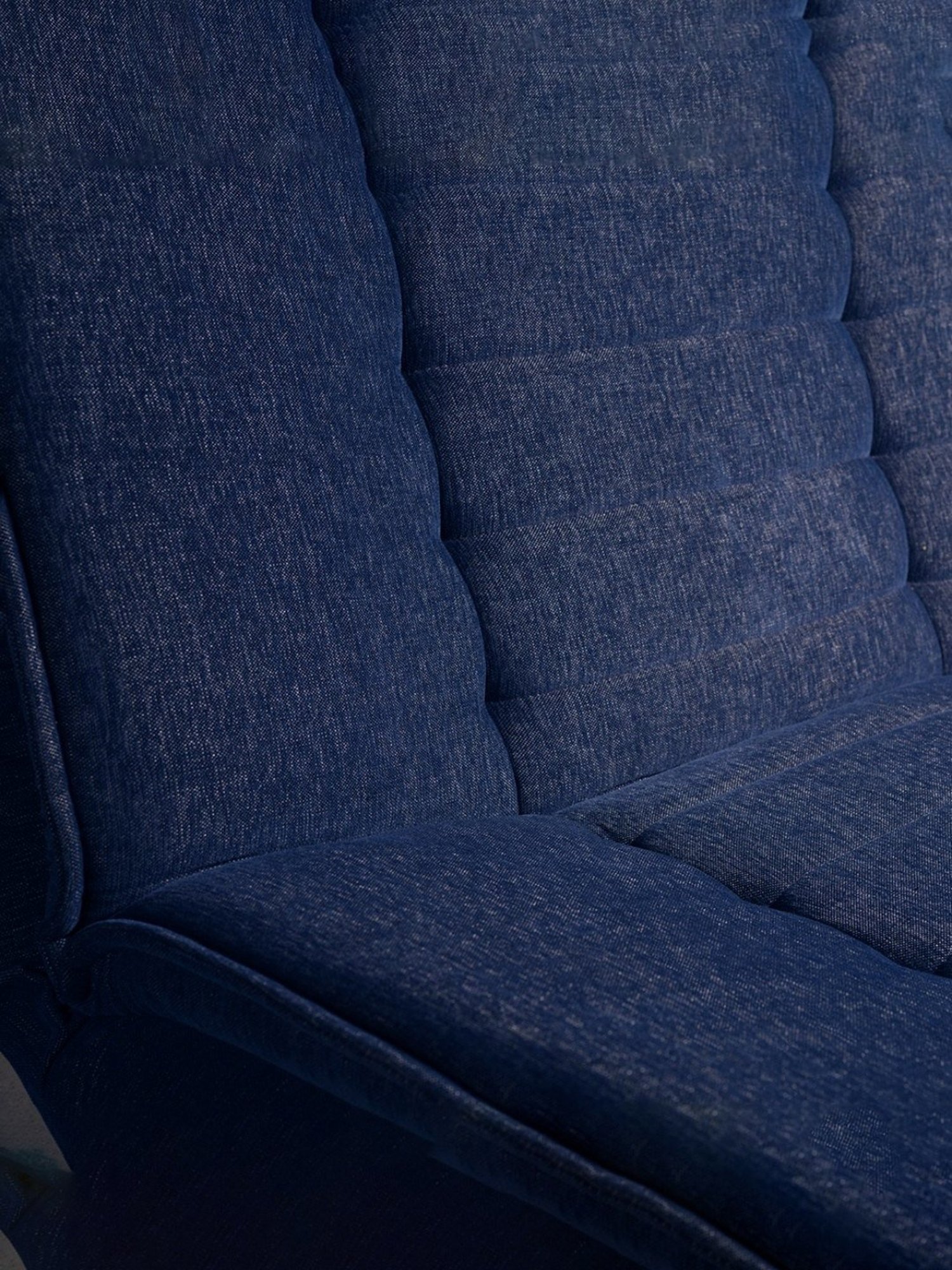 Sleepyhead Ink Blue Fabric Foldable 3 Seater Sofa Cum Bed