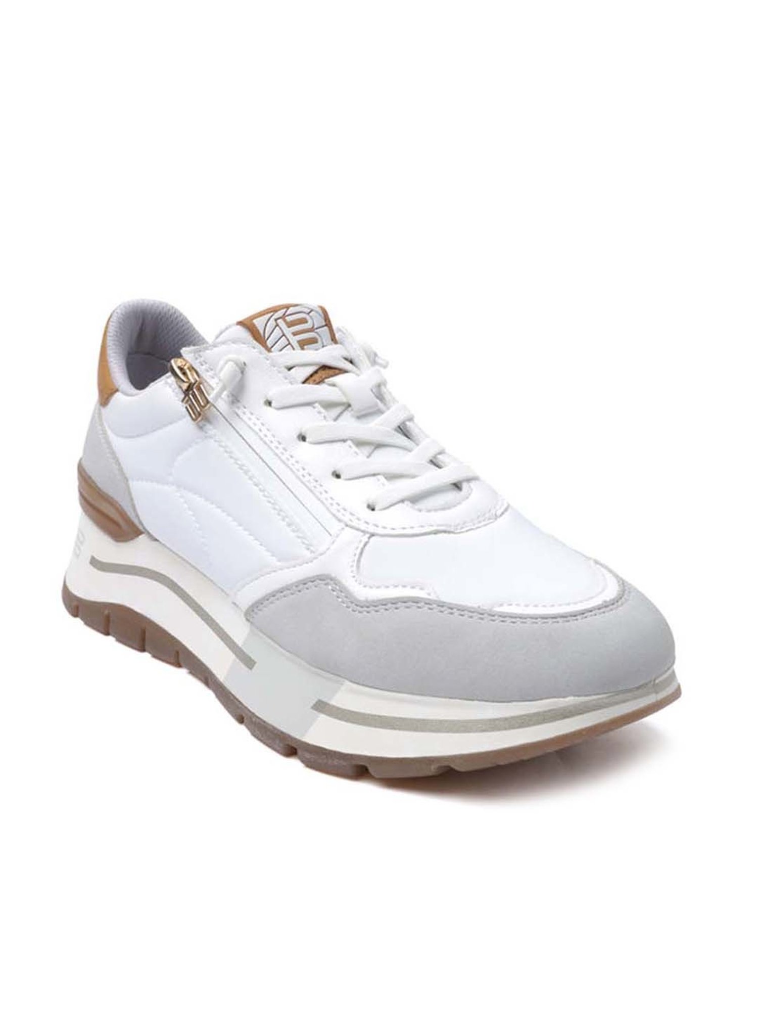 BAGATT Women's Callisti Light Grey Casual Sneakers