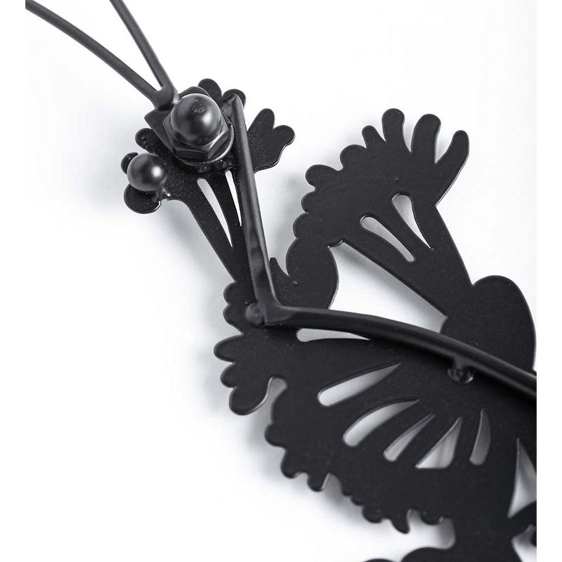 Wind & Weather Dandelion Girl Silhouette Metal Garden Stake