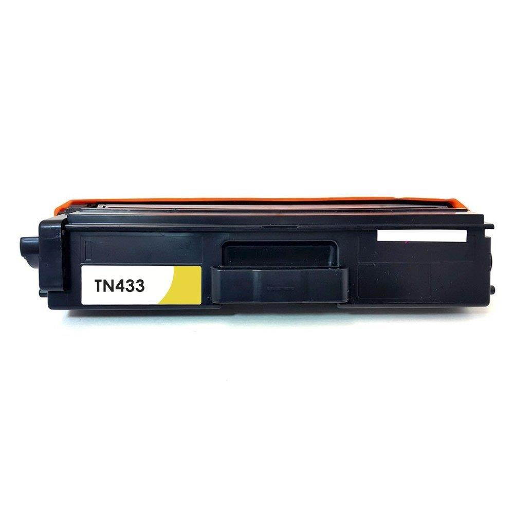 HouseOfToners Compatible Replacement for Brother TN-433 (TN433Y) High Yield Yellow  Toner Cartridge