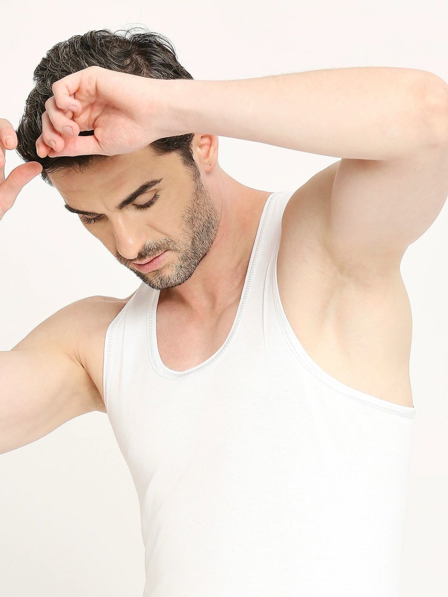 Vip White Regular Fit Vest