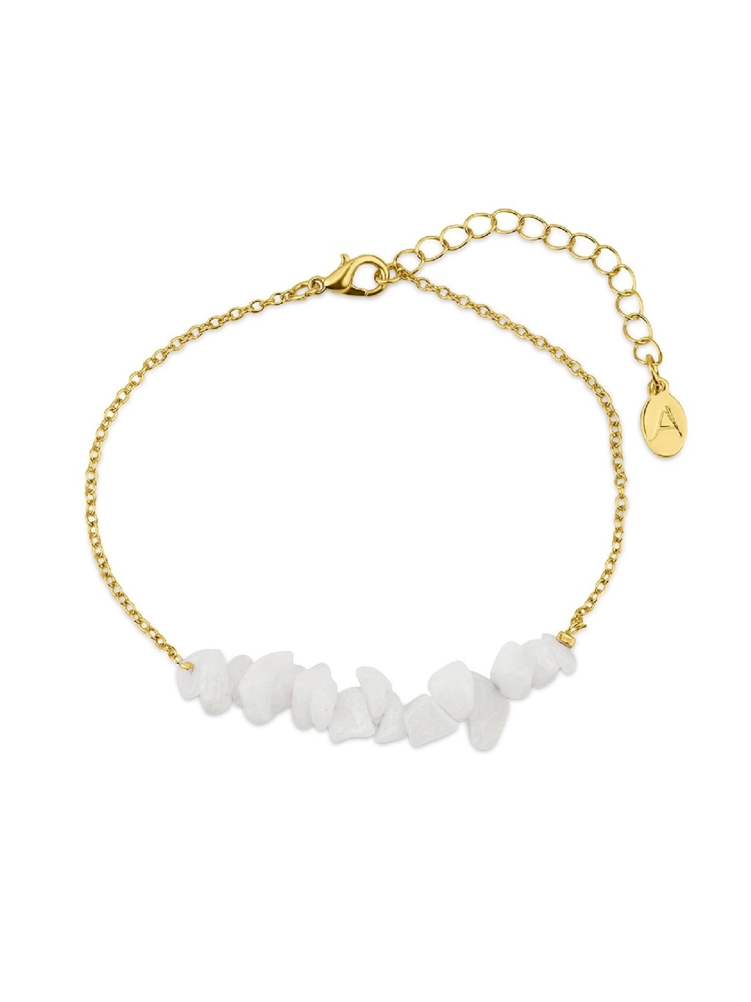 Accessorize London Women'S GoldRaw Stone Anklet
