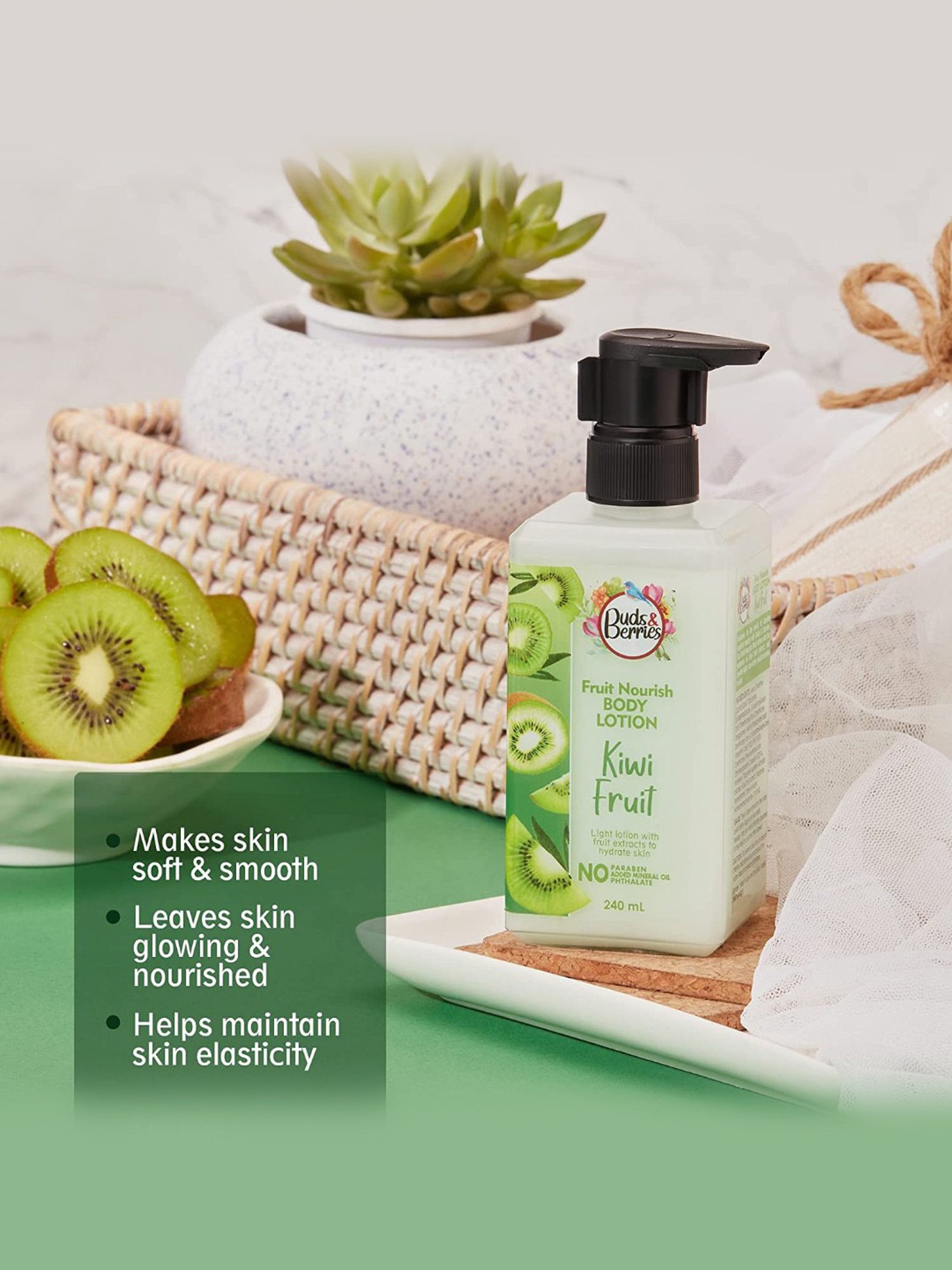 Buds & Berries Kiwi Fruit Nourish Body Lotion - 240 ml