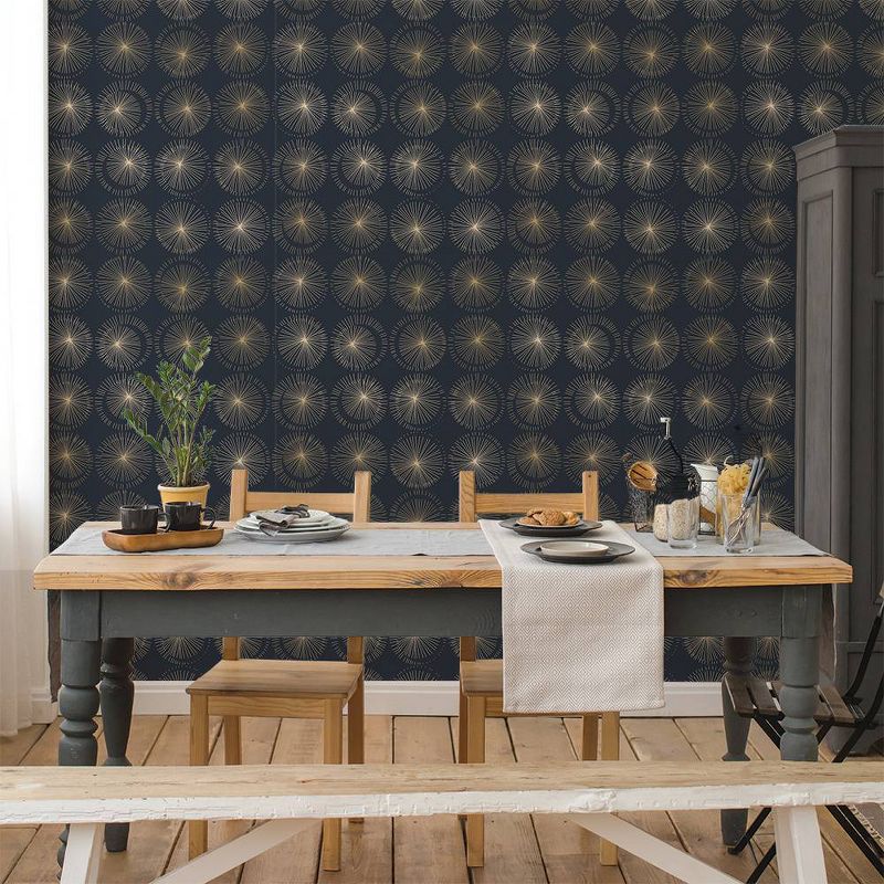 Tempaper Goodbye Moon Midnight Self-Adhesive Removable Wallpaper