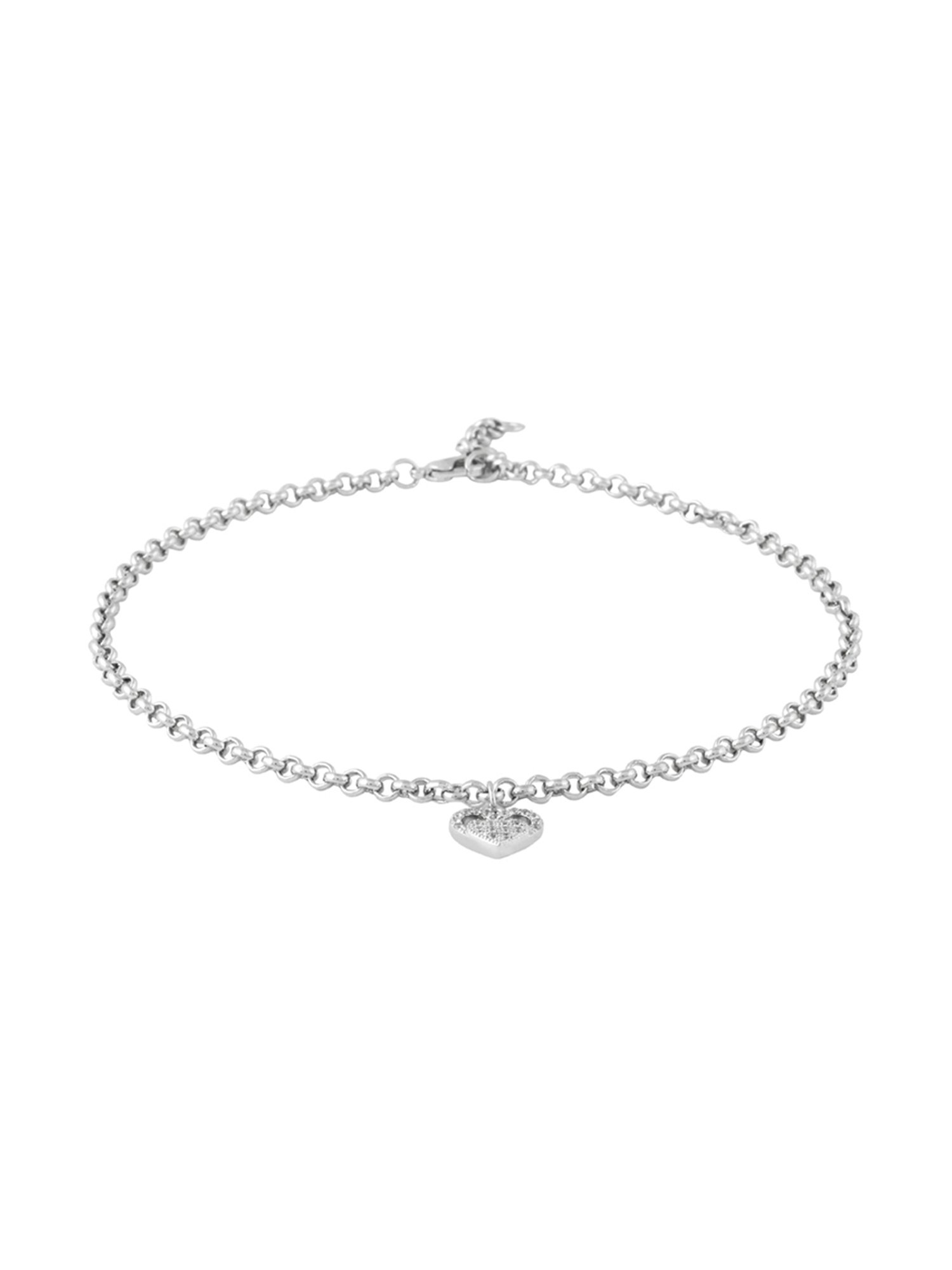 Silberry 92.5 Sterling Silver Isabelle Anklet