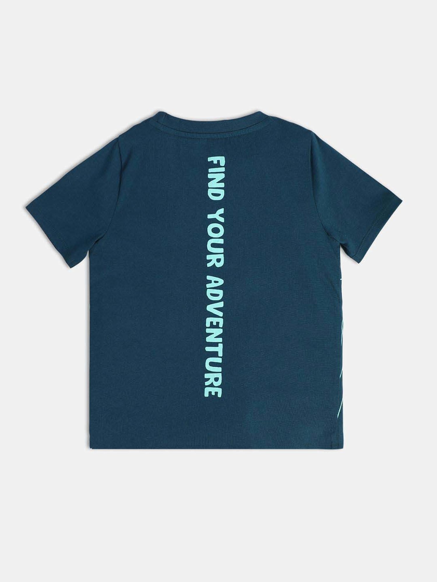 MINIKLUB Boys Blue Printed T-Shirt