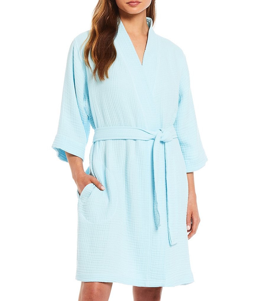 Spa Essentials by Sleep Sense & Organic Turkish Cotton Gauze Robe