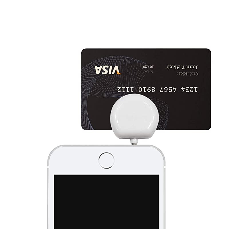 Card CreditDebit Magnetic Stripe Card Reader dongle for Card with Headset Jack Card