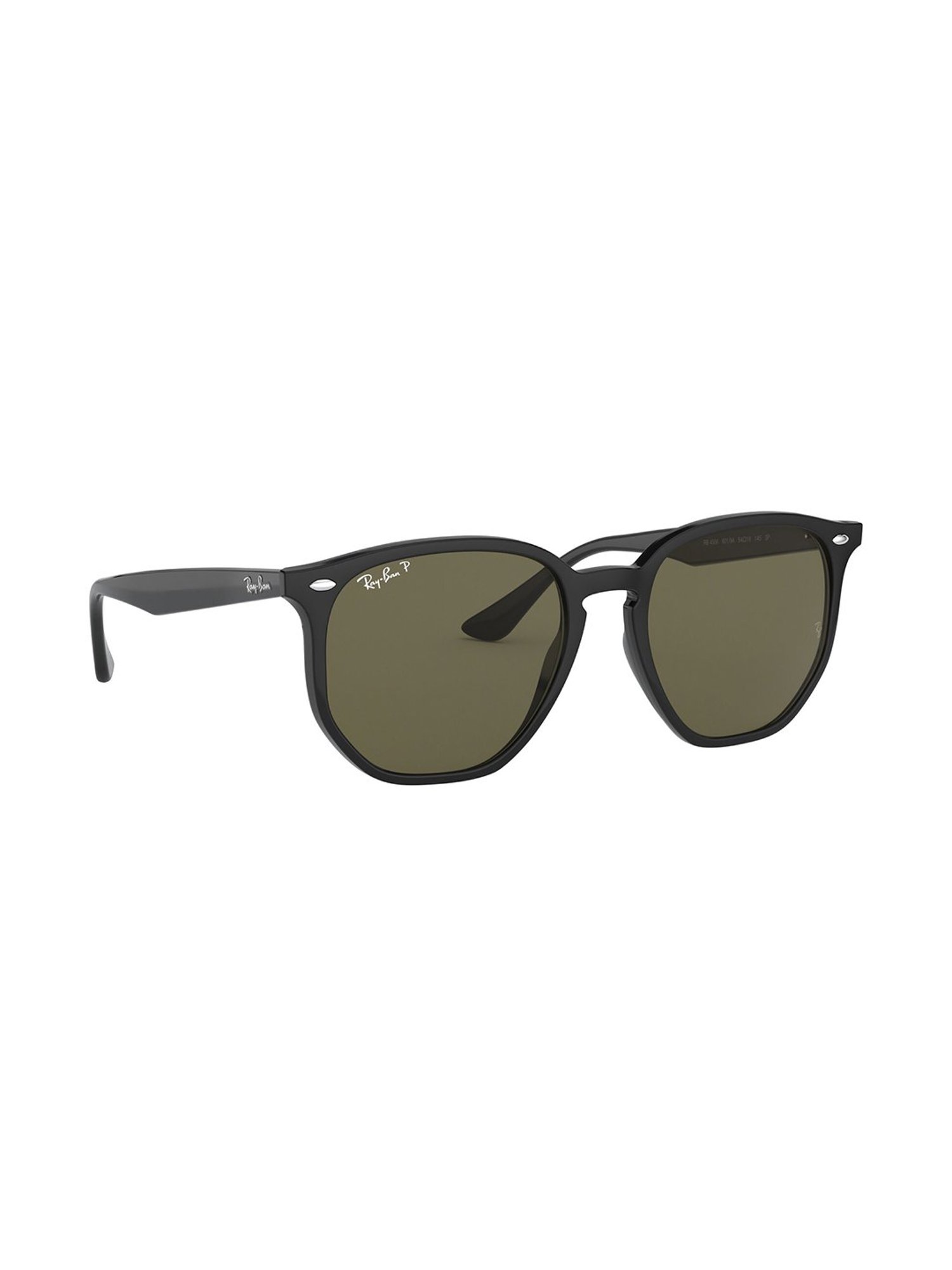 RAY-BAN Unisex Polarized Green Lens Irregular Sunglasses - 0RB4306601/9A54