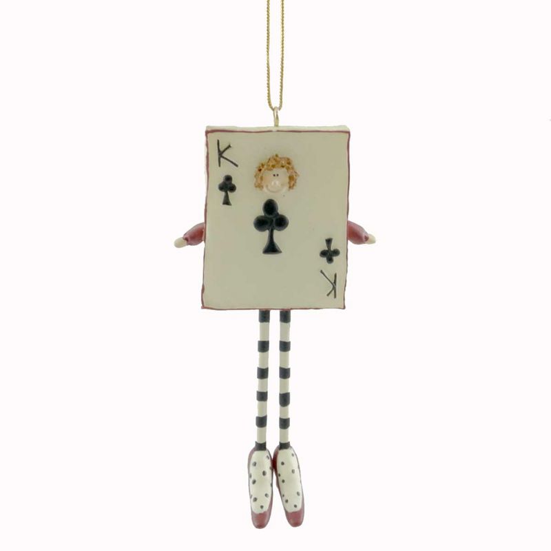 Holiday Ornament King Of Clubs Personalize Cards Poker  -  Tree Ornaments