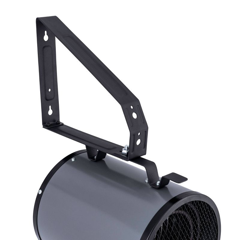NewAir 4800W Electric Freestanding / Mounted Ceramic Fan Forced Garage Space Heater Gray/Black