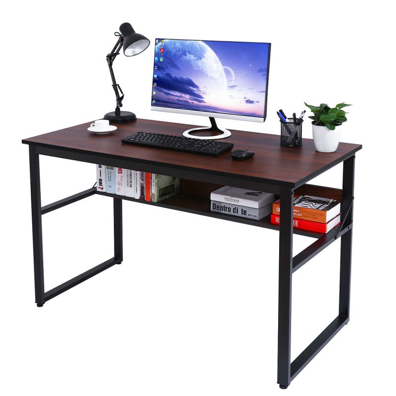 RESPAWN 3000 Gaming Computer Desk - Ergonomic Height Adjustable Gaming Desk, in Blue (RSP-3000-BLU)