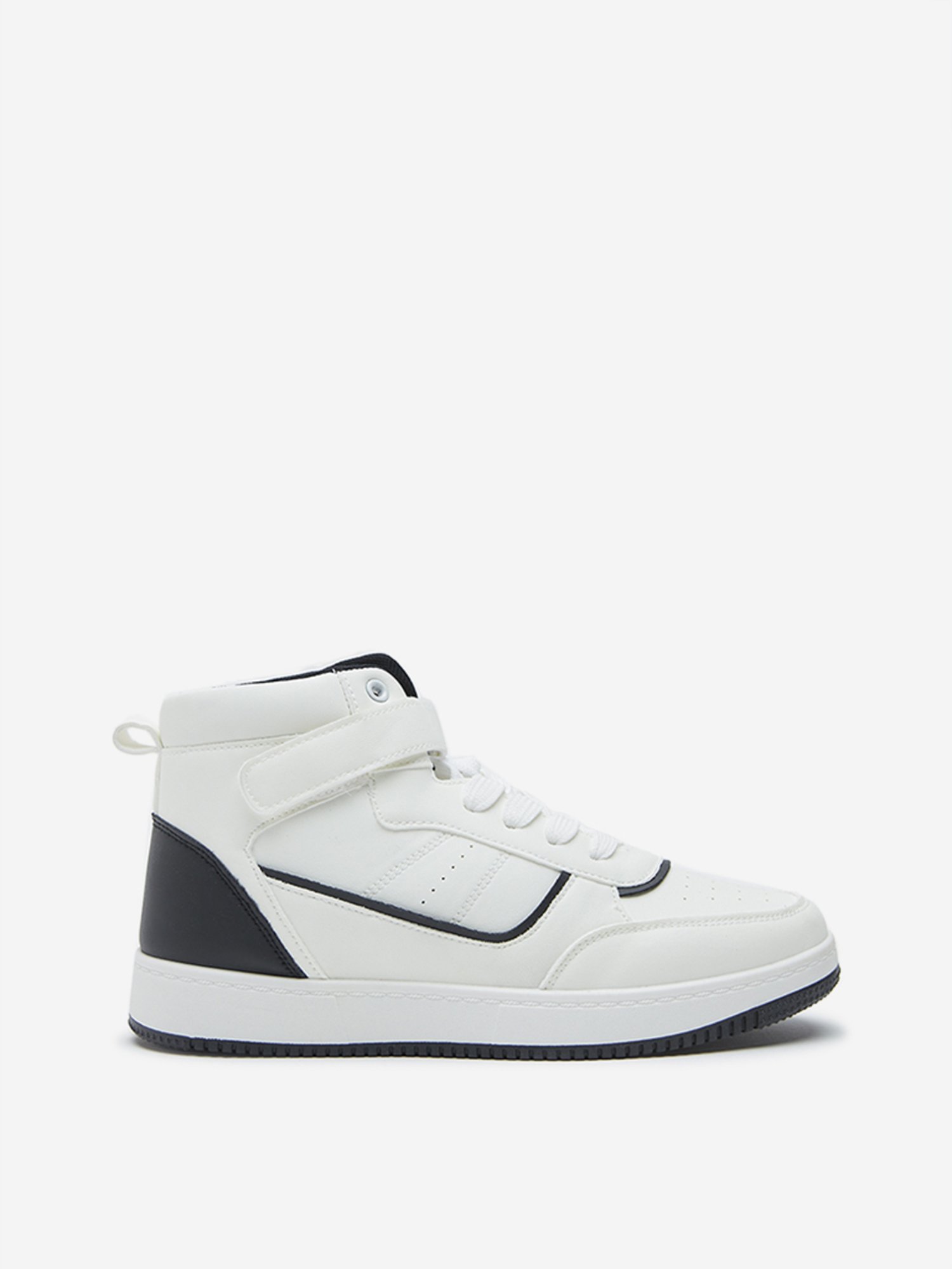 Yellow by Westside Black Colour-Blocked High-Top Boots