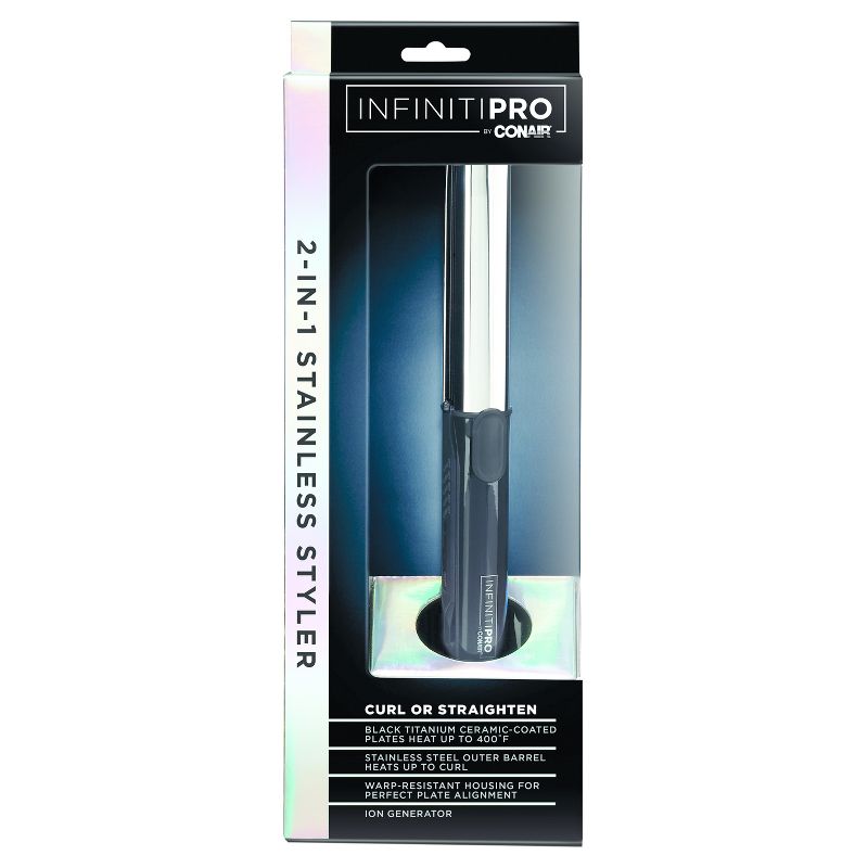 InfinitiPro by Conair 2-in-1 Styler - Black