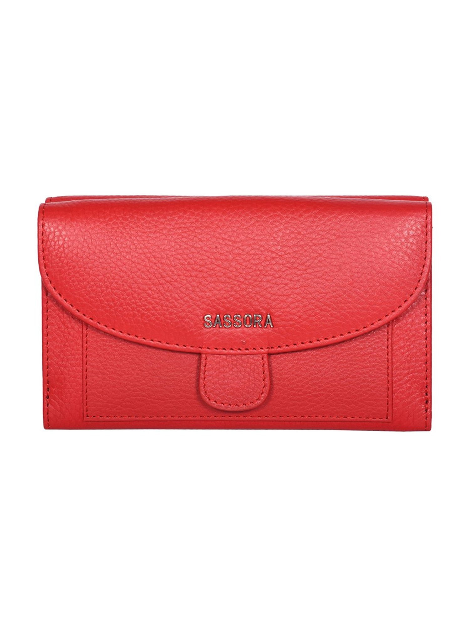 Sassora Lyla Red Medium Leather Purse