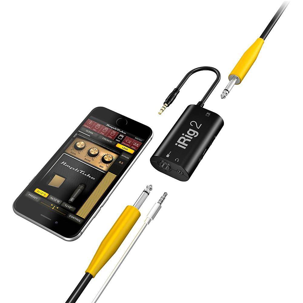 IK Multimedia iRig 2 Guitar Interface for iPhone, iPad, iPod Touch and Android