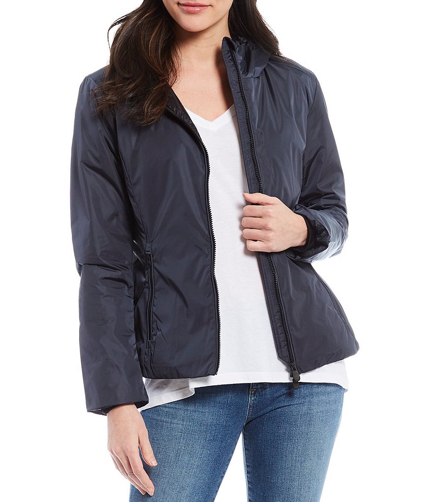 Save The Duck Emily Packable Hooded Rain Jacket