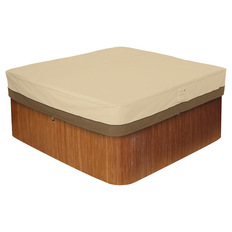 Veranda Large Square Hot Tub Cover 94" - Light Pebble - Classic Accessories