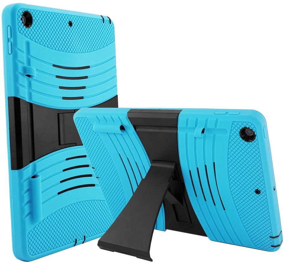 iPad 10.2 Case, Premium Rugged Hybrid Case, Kickstand, Impact Drop Protection Cover For Apple iPad 10.2 7th 8th 2019/2020 Generation (Purple)