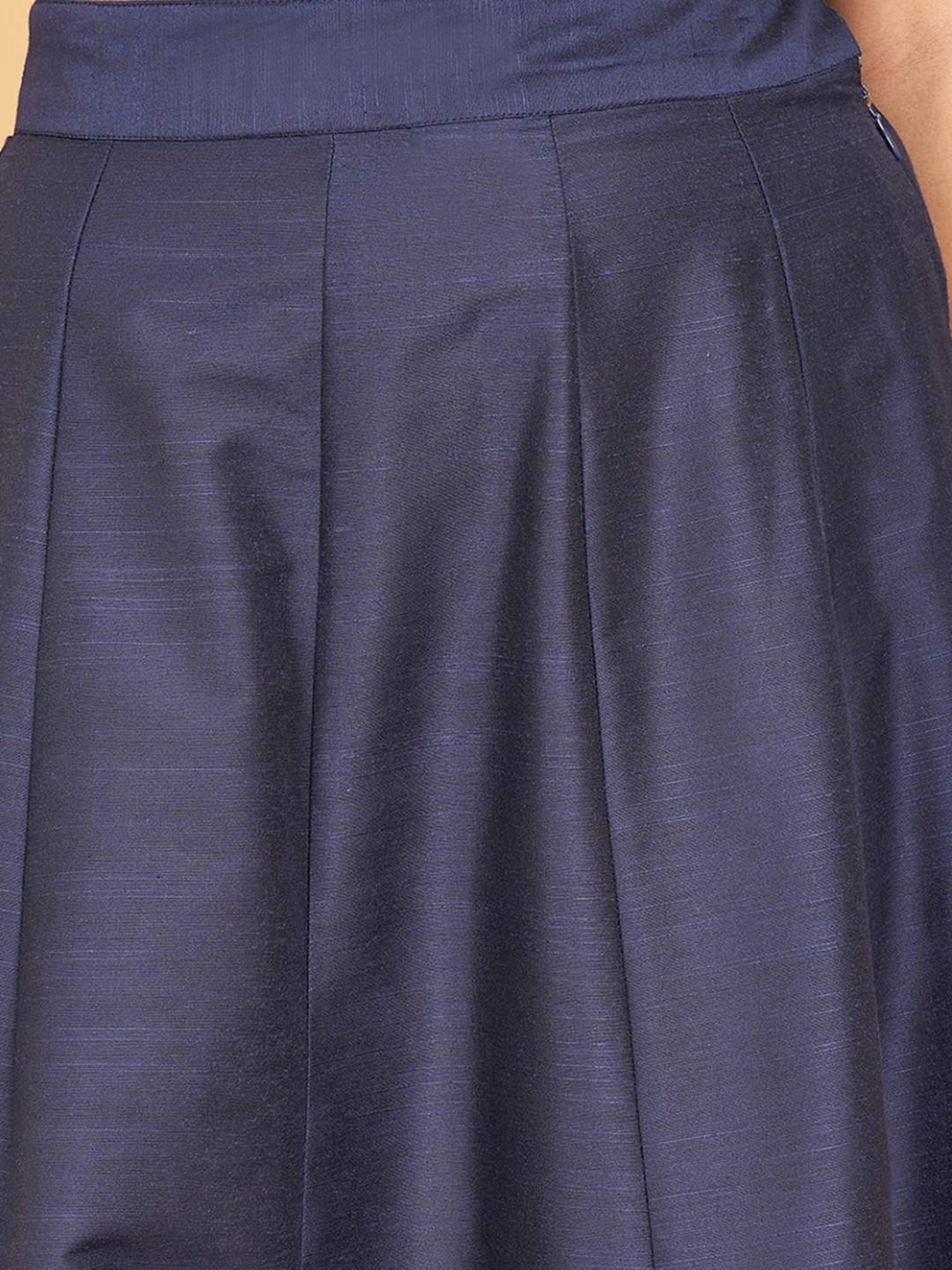 Rangmanch by Pantaloons Blue Embroidered Lehenga Choli Set With Dupatta