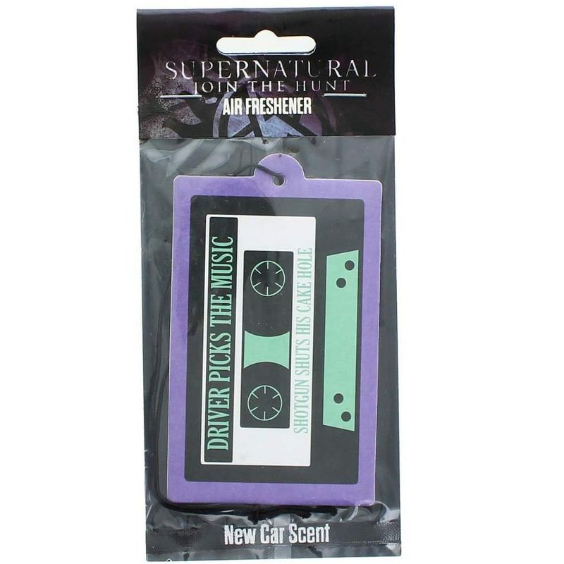 Just Funky Supernatural Cassette Tape Air Freshener