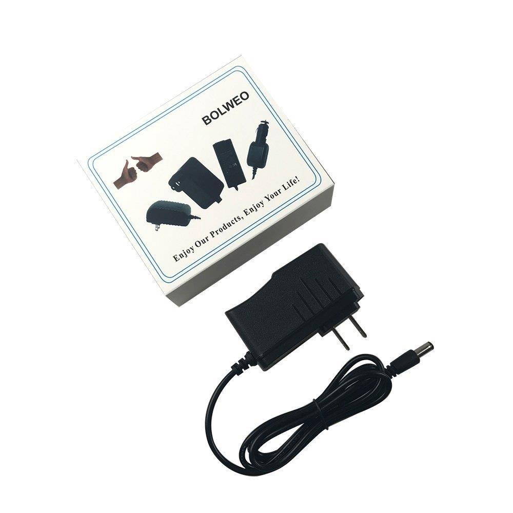 BOLWEO AC 100-240V to DC 5V 2A Power Supply Adapter, 10W Adapter for LED Strip Lights,Audio/Video, Wireless Router,DC Connector Jack 5.5mmx2.1mm
