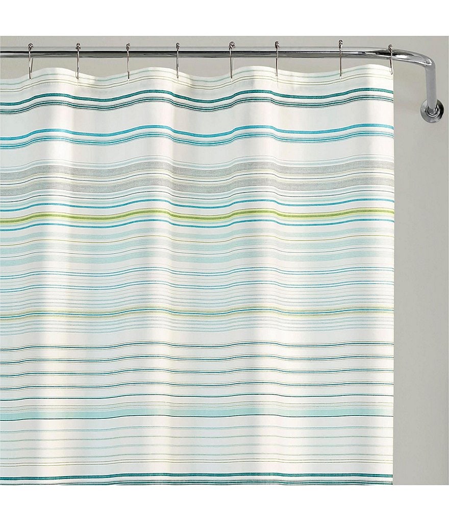 Tommy Bahama La Scala Breezer Horizontal Stripe Shower Curtain