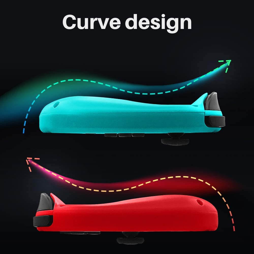 Joy-Pad Controller Compatible with Switch,Left and Right Controllers with Straps Support Wake-up Function(Blue and Red)