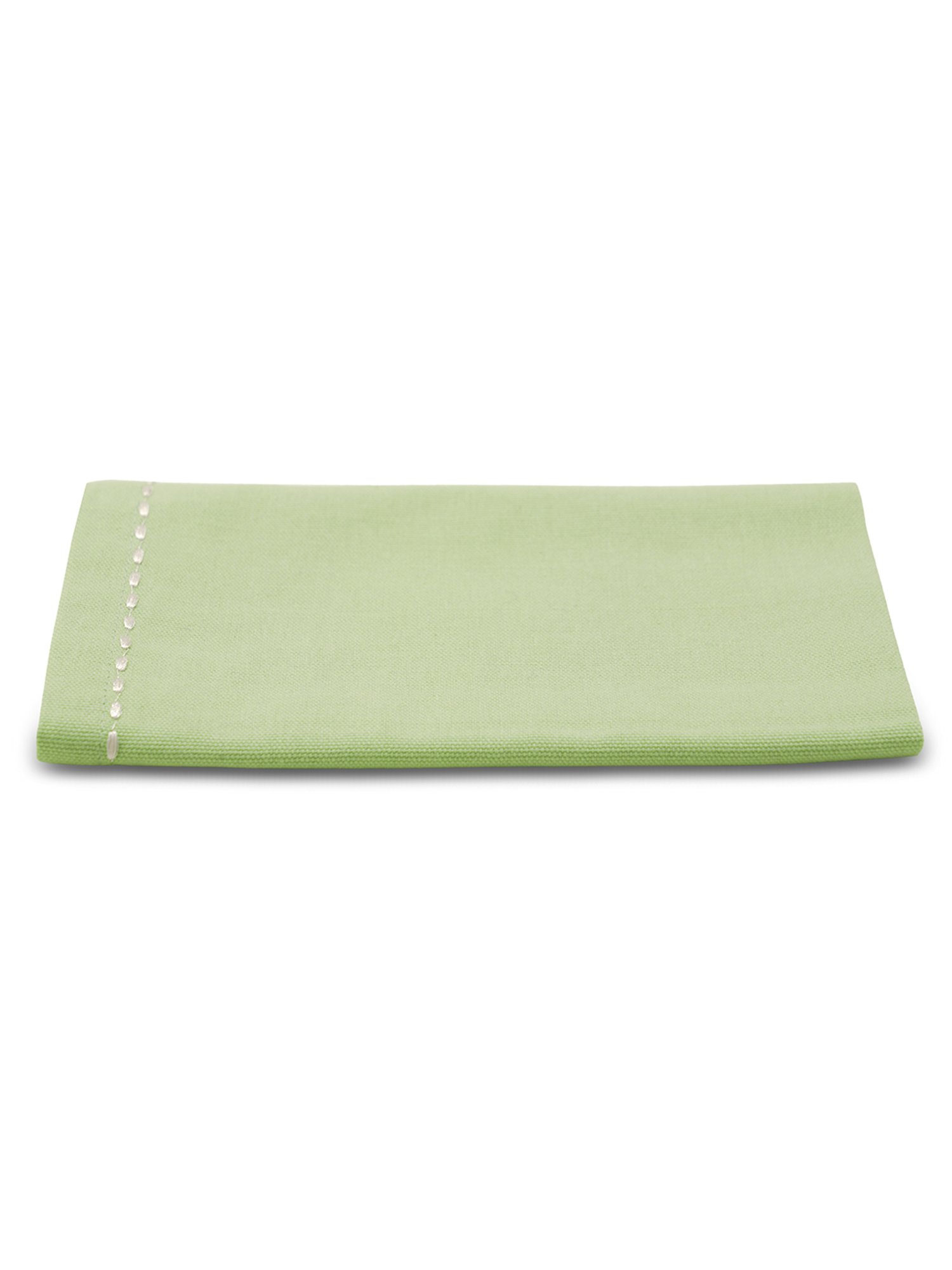 20" White Napkin with Red and Green Tassels Set of 4 pc White - SARO Lifestyle