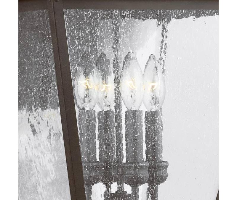 Feiss Galena 25 1/2" High Sable Steel Outdoor Wall Light