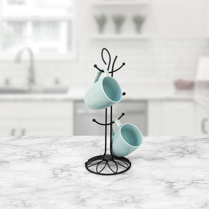 Spectrum Leaf Mug Holder - Black