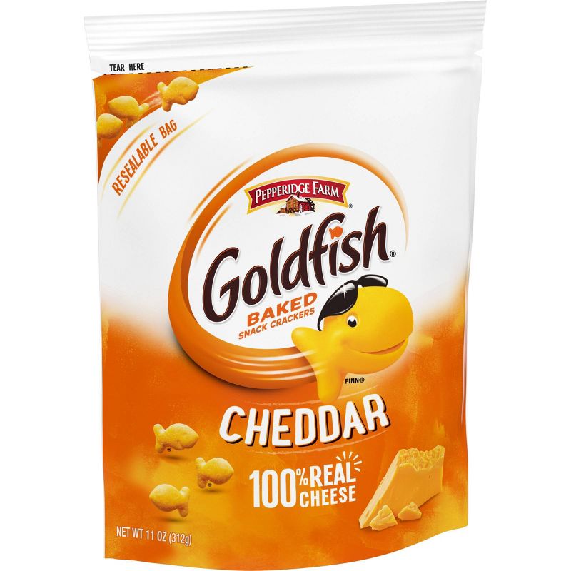 Pepperidge Farm Goldfish Cheddar Crackers - 11oz Re-sealable Bag