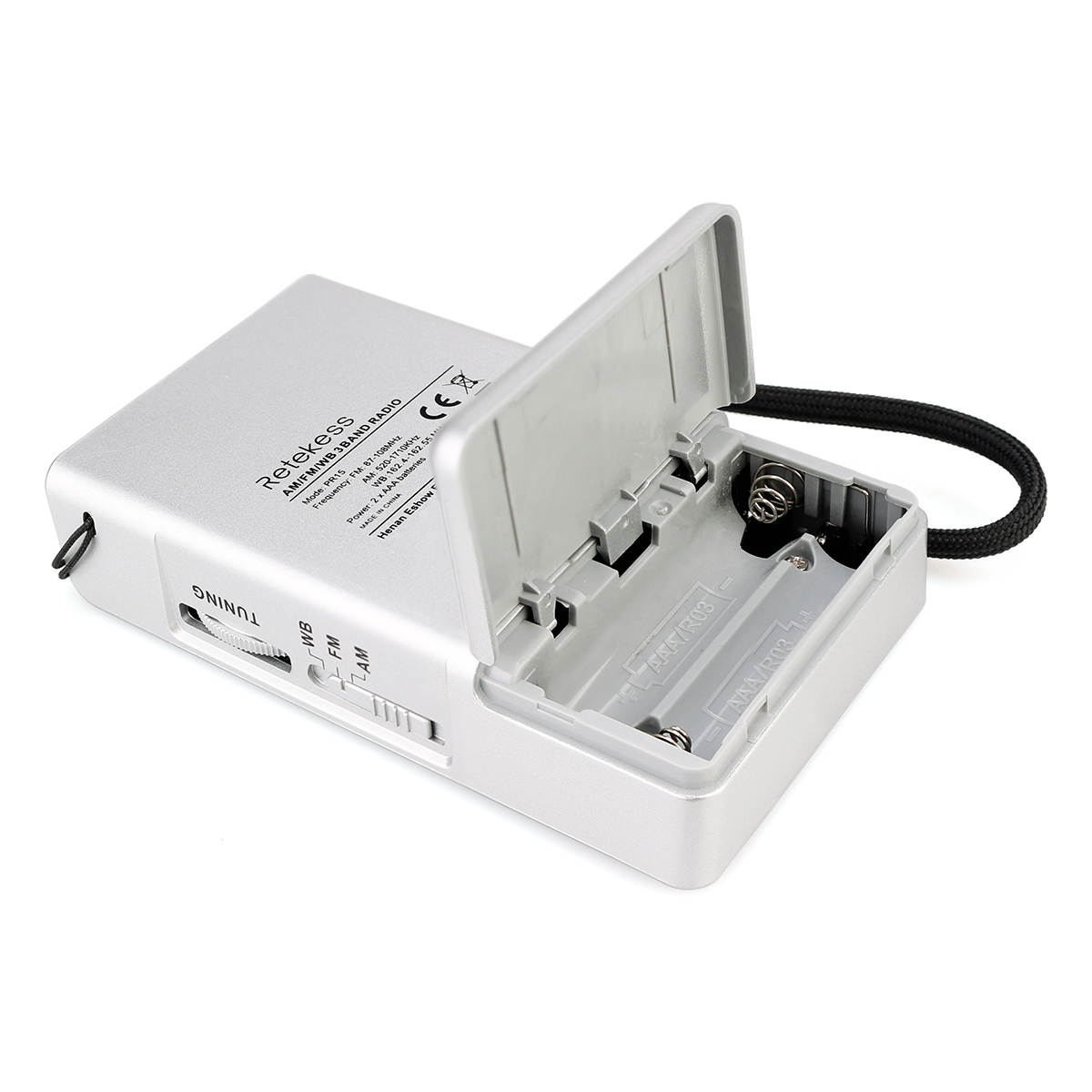 Retekess F9214 PR15 Digital Display Radio with FM AM for Family Camping Outdoor