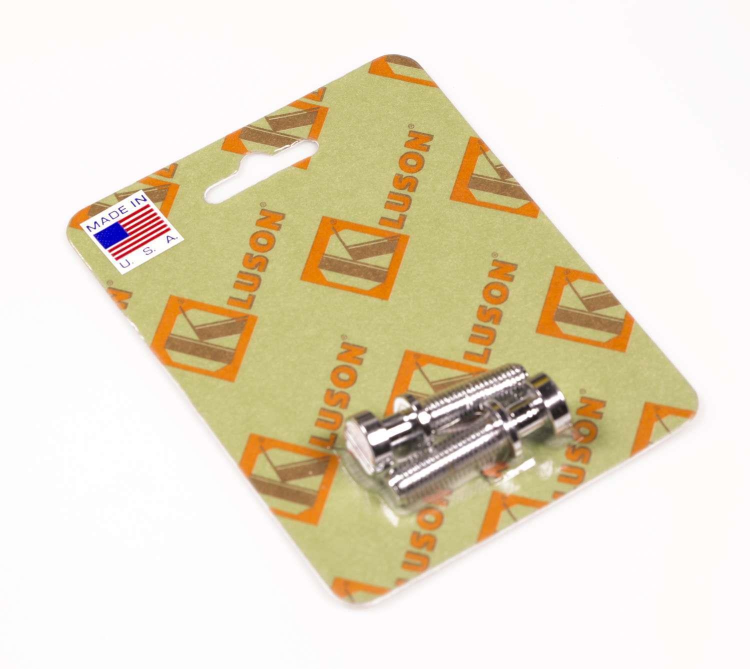Kluson Stop Tailpiece Studs (2) Steel 0.938 Inch Chrome (USA Made)